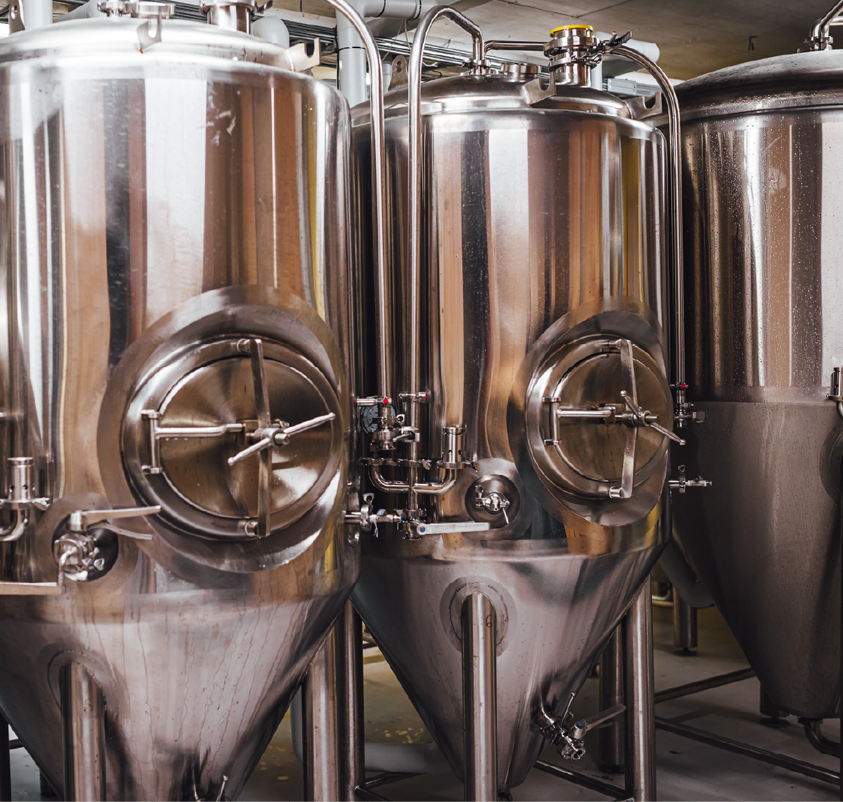 Beer Fermentation tanks